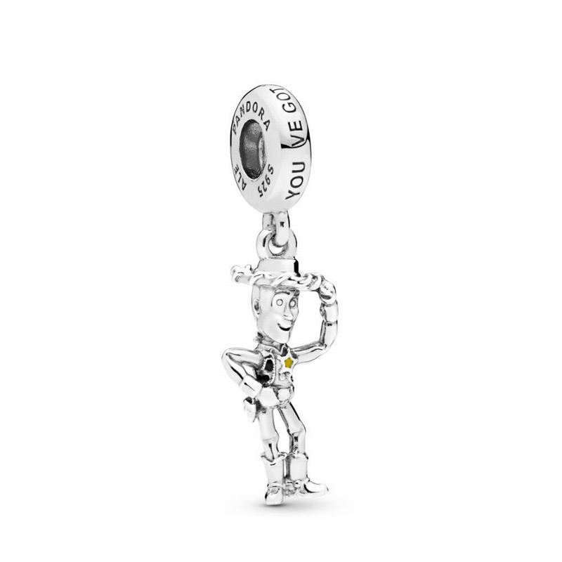 Pandora Disney Pixar, Toy Story, Woody Dangle Charm Silver Egypt WA7925461